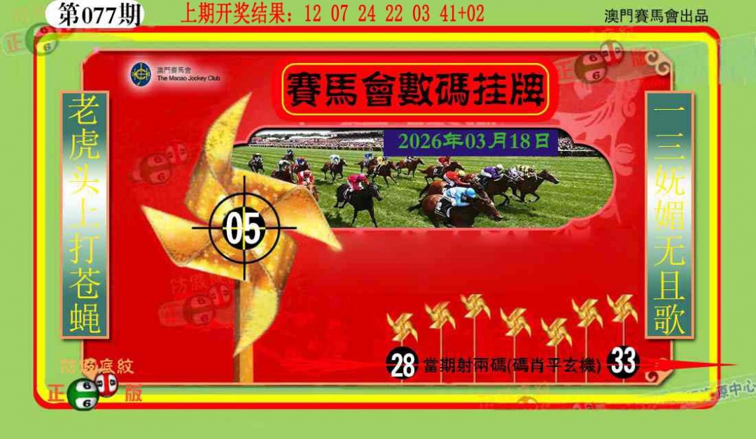 077期数码挂牌[图]